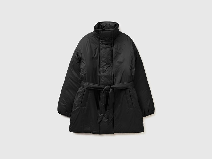 wattierte nylonjacke