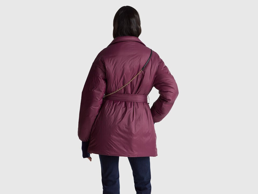wattierte nylonjacke