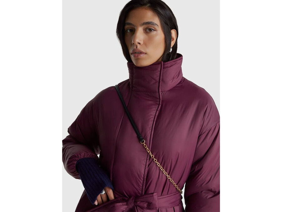 wattierte nylonjacke