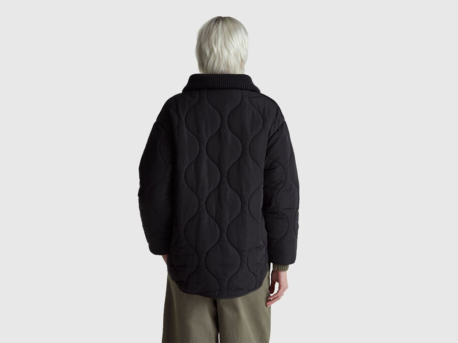 gesteppte nylonjacke