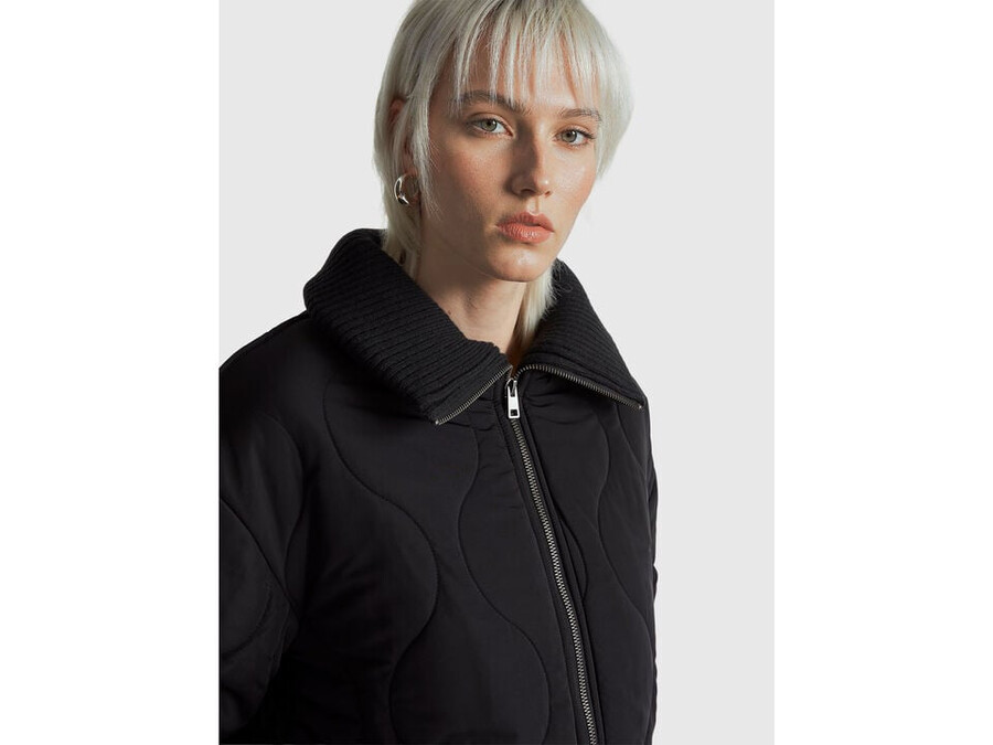 gesteppte nylonjacke