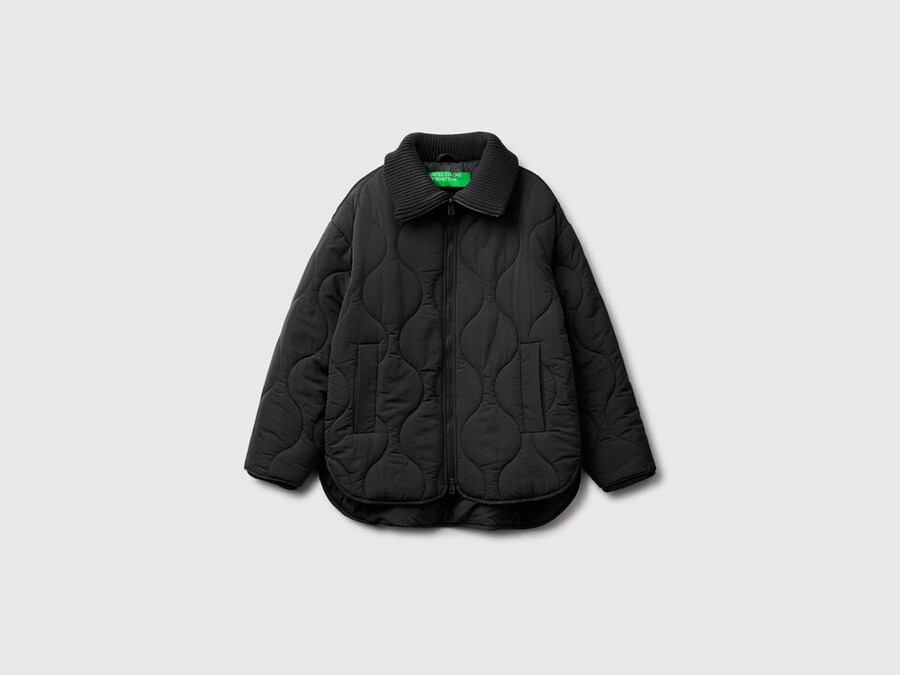 gesteppte nylonjacke
