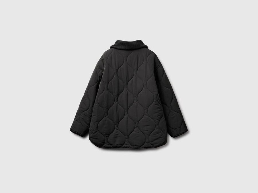 gesteppte nylonjacke