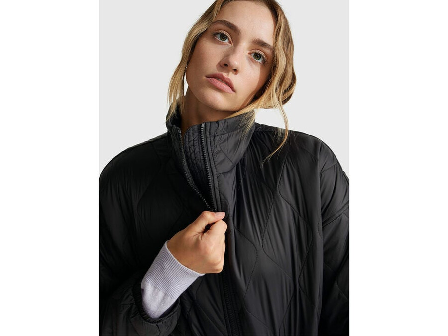 gesteppte nylonjacke