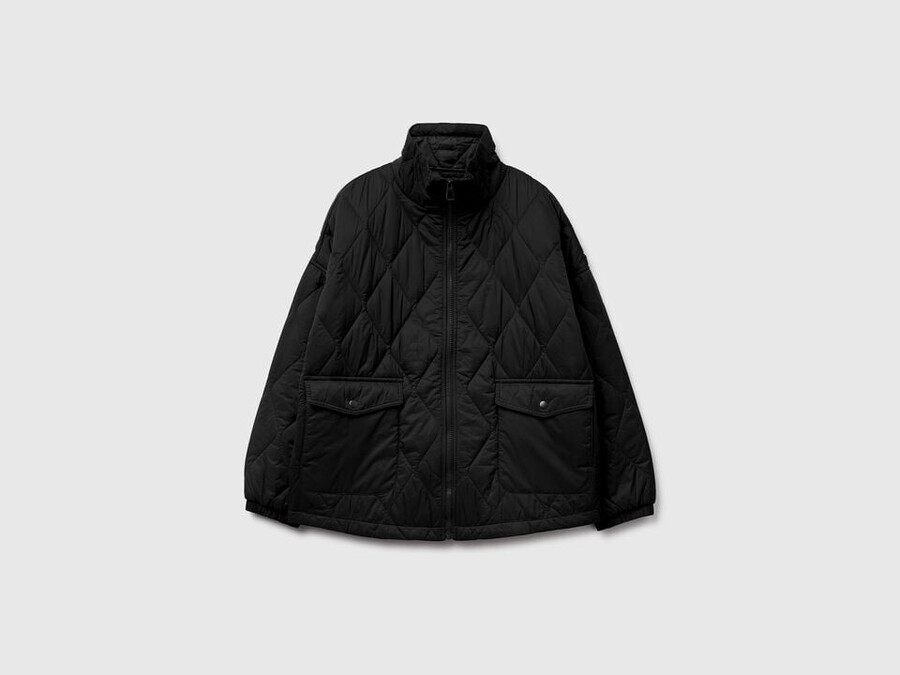 gesteppte nylonjacke