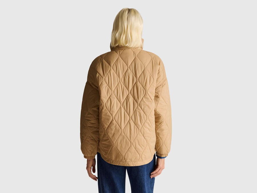 gesteppte nylonjacke