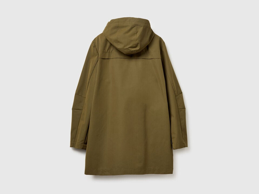 parka aus baumwollmischgewebe