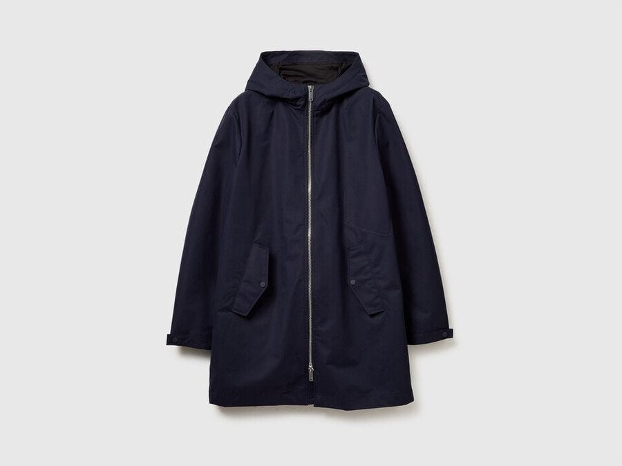 parka aus baumwollmischgewebe