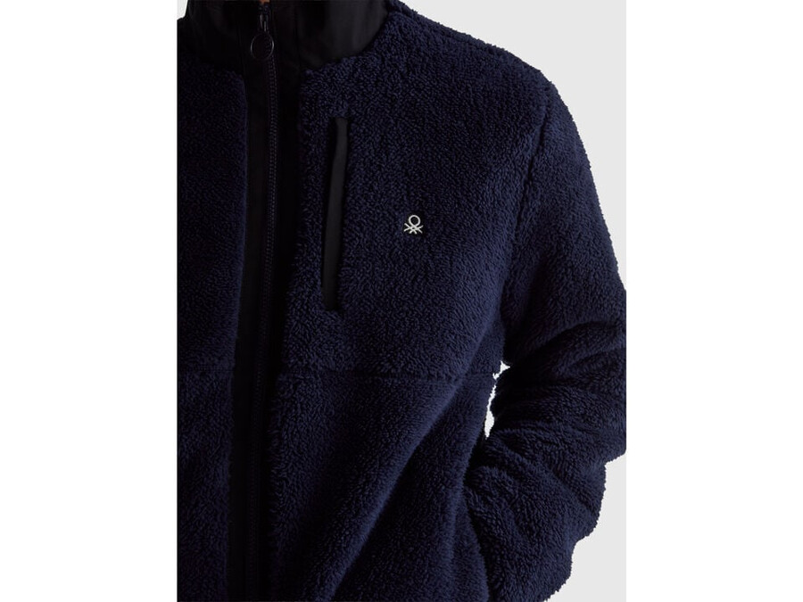 wattierte fleecejacke