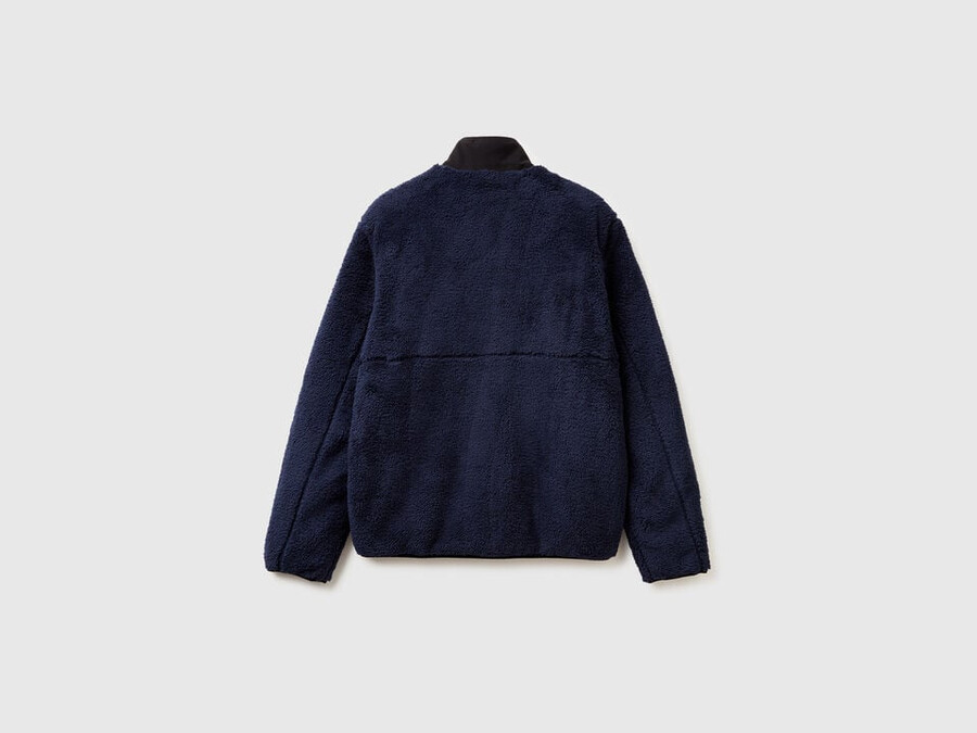 wattierte fleecejacke