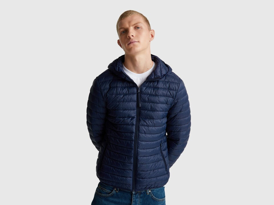 steppjacke in normaler passform