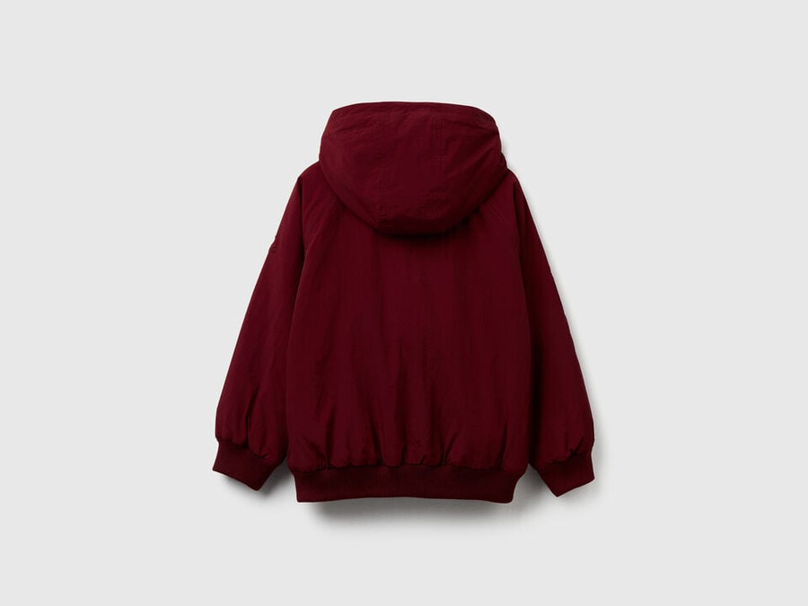 nylonjacke mit kapuze