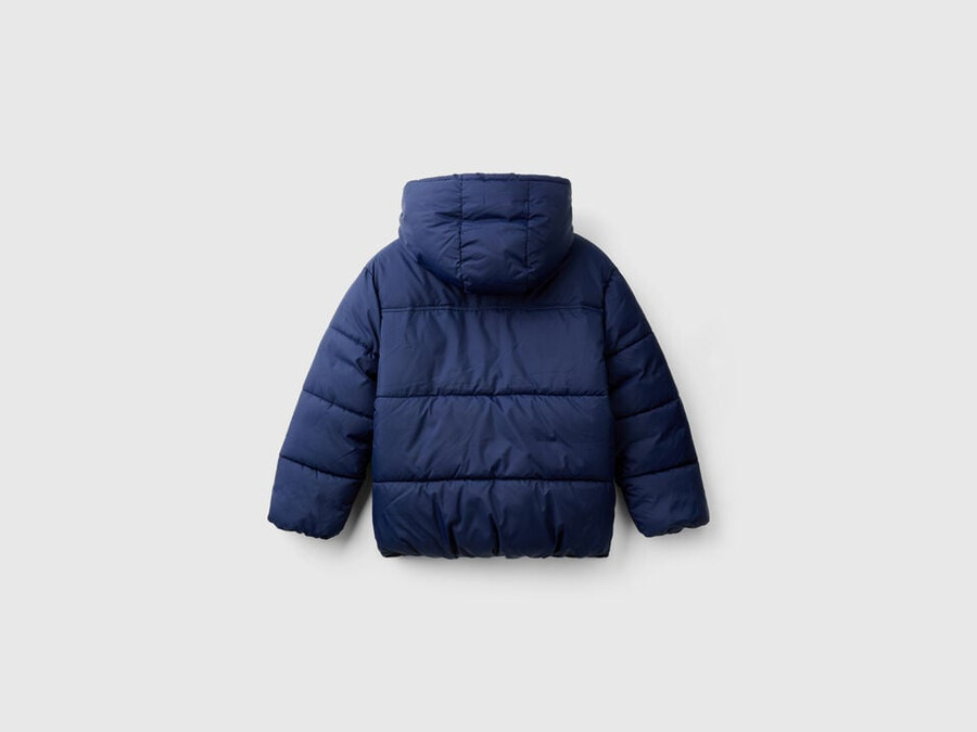 wattierte jacke mit teddyfutter