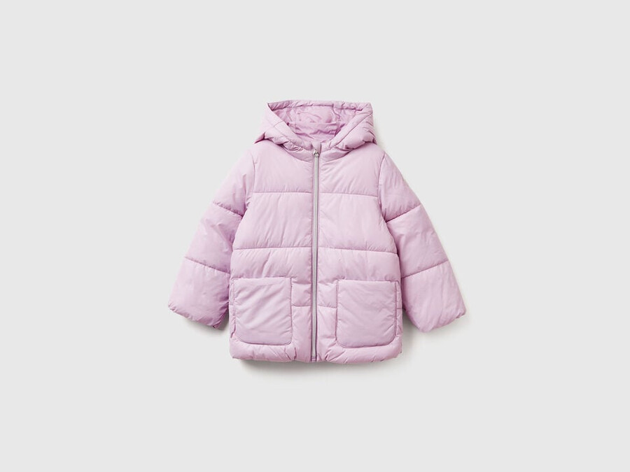 nylonjacke mit kapuze